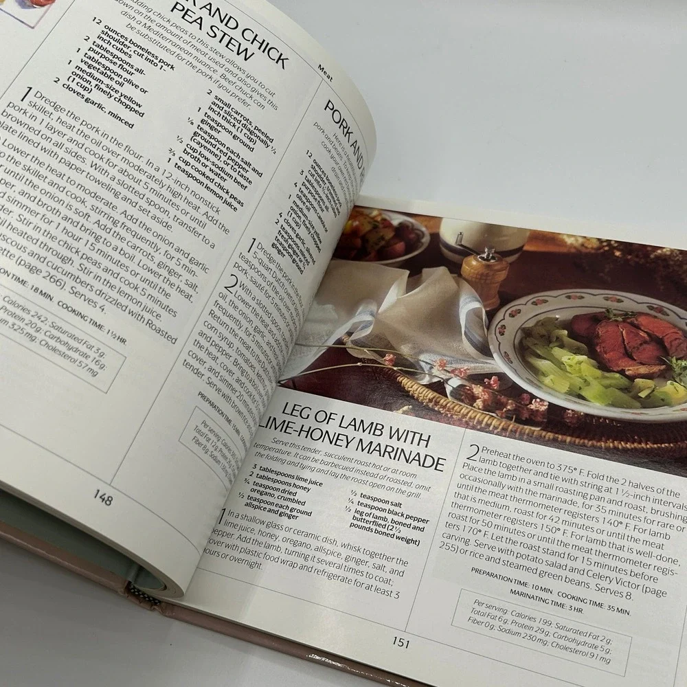 Reader's Digest Live Longer Cookbook 500 Healthy Recipes Hardcover‎ 1992 Photos
